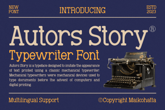 Autors Story: A Serif Font That Feels Thoughtfully Human