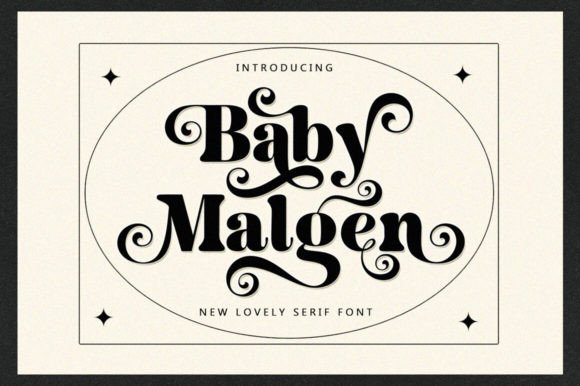 Baby Malgen: A Serif Font That Makes Your Brand Feel Warm & Polished