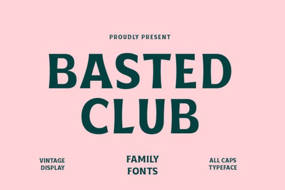 Basted Club: A Vintage Sans Serif That Builds Brand Trust