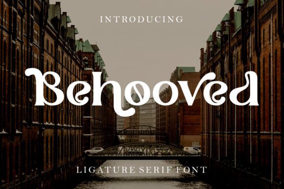 Behooved: A Ligature Serif Font That Cuts Through the Feed