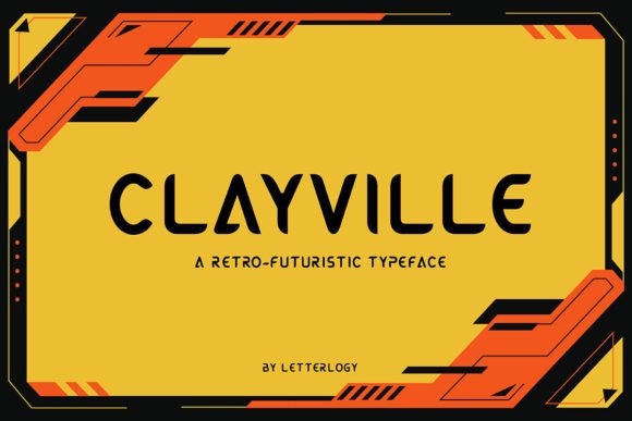 Clayville: A Retro-Futuristic Sans Serif for Digital Branding
