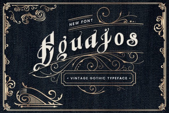 Equajos: A Bold Blackletter Font for Real Branding Work