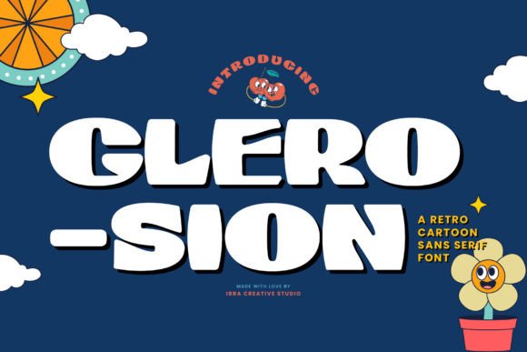 Glerosion: A Playful Sans Serif Font for Handmade Charm