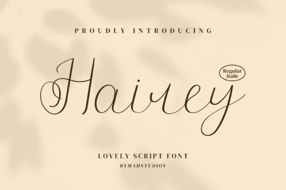 Hairey: A Modern Script Font for Editorial Elegance