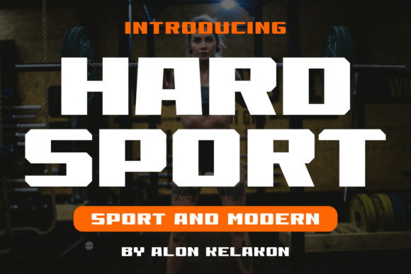 Hard Sport: A Vintage Sans Serif Font for Scroll-Stopping Campaigns