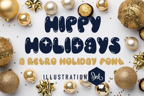 Hippy Holidays: A Retro Sans Serif Font That Grabs Attention