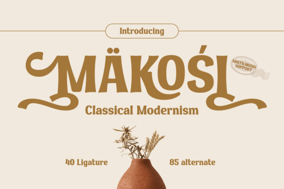 Makosi: A Serif Font That Makes Your Campaign Stand Out