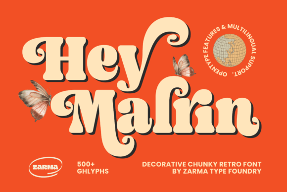 Malrin: A Chunky Retro Serif That Anchors Editorial Warmth