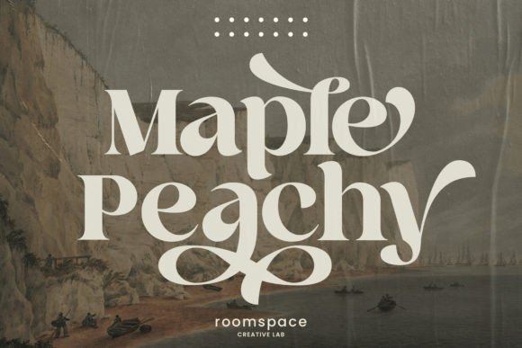 Maple Peachy: A Modern Serif Font for Digital Branding