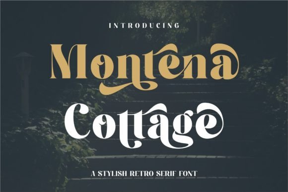 Montena Cottage: A Serif Font That Makes Your Campaign Stand Out