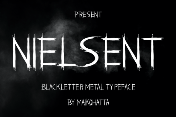 Nielsent Blackletter Typeface for Bold Brand Identity