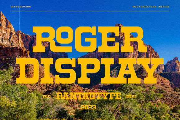 Roger Display: A Retro-Modern Serif Font That Elevates Your Brand
