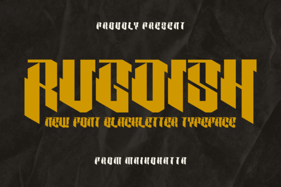 Rugdish Font: A Bold Blackletter for Scroll-Stopping Brand Content