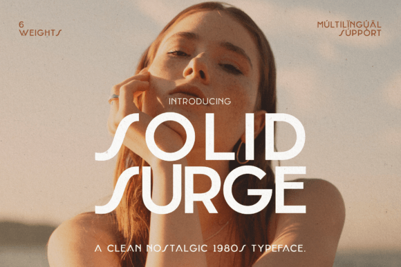 Solid Surge: A Retro Sans Serif That Elevates Your Brand